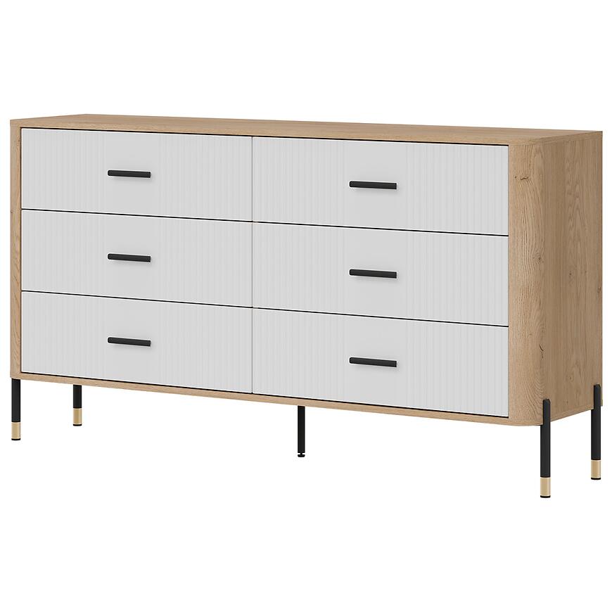 Komoda Dante Dt05 Dąb Cremona/Biały