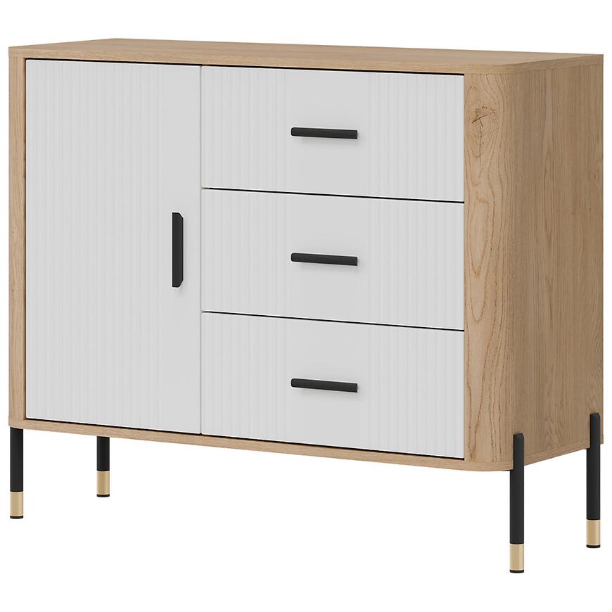 Komoda Dante Dt03  Dąb Cremona/Biały