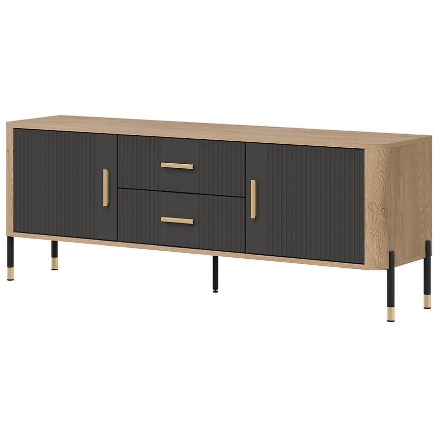 Komoda Dante Rtv Dt01 Dąb Cremona/Antracyt