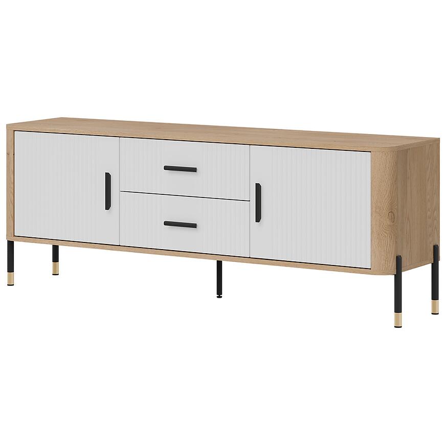 Komoda Dante Rtv Dt01 Dąb Cremona/Biały