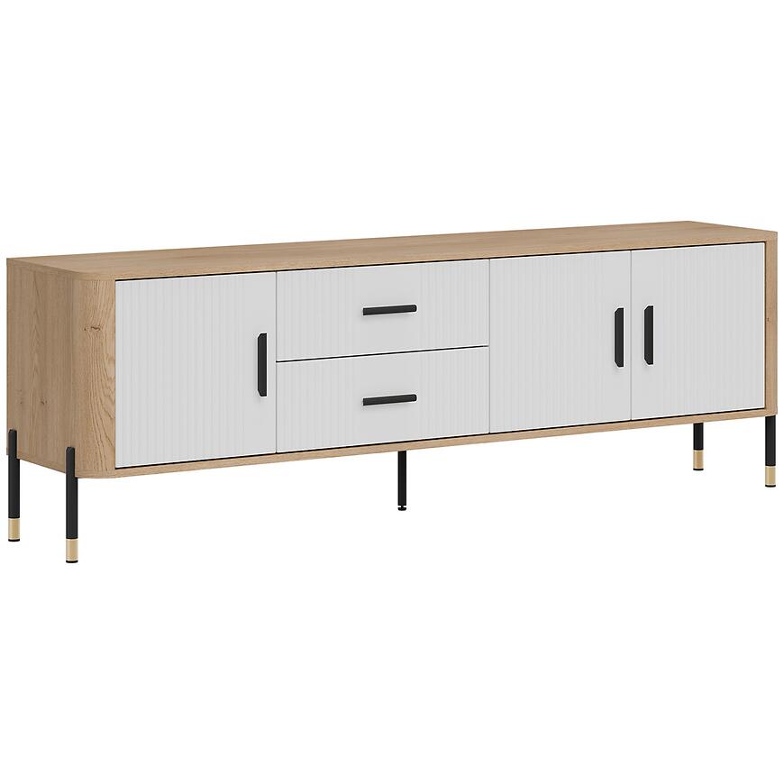 Komoda Dante Rtv Dt02 Dąb Cremona/Biały