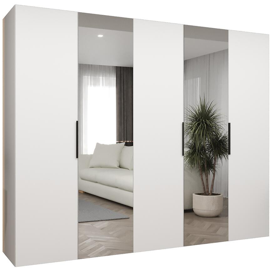 Szafa Marbella II 250 biały/czarny
