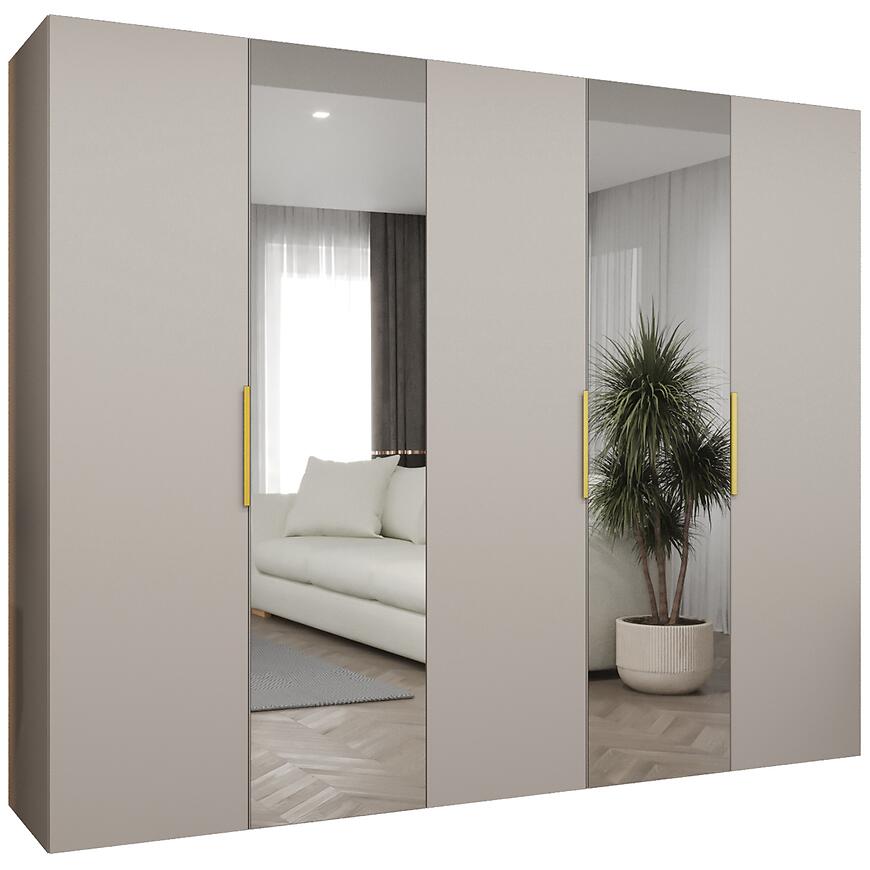 Szafa Marbella II 250 kaszmir/złoty