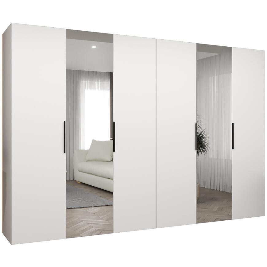 Szafa Marbella II 300 biały/czarny