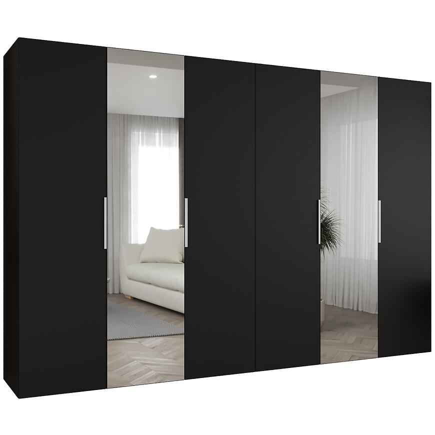Szafa Marbella II 300 czarny/kaszmir