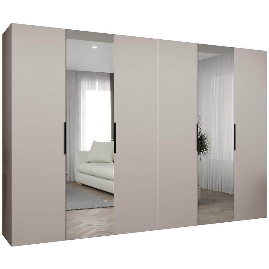 Szafa Marbella II 300 kaszmir/czarny