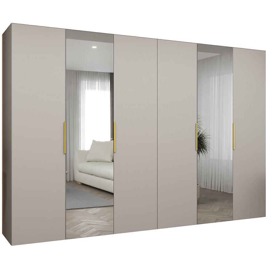 Szafa Marbella II 300 kaszmir/złoty