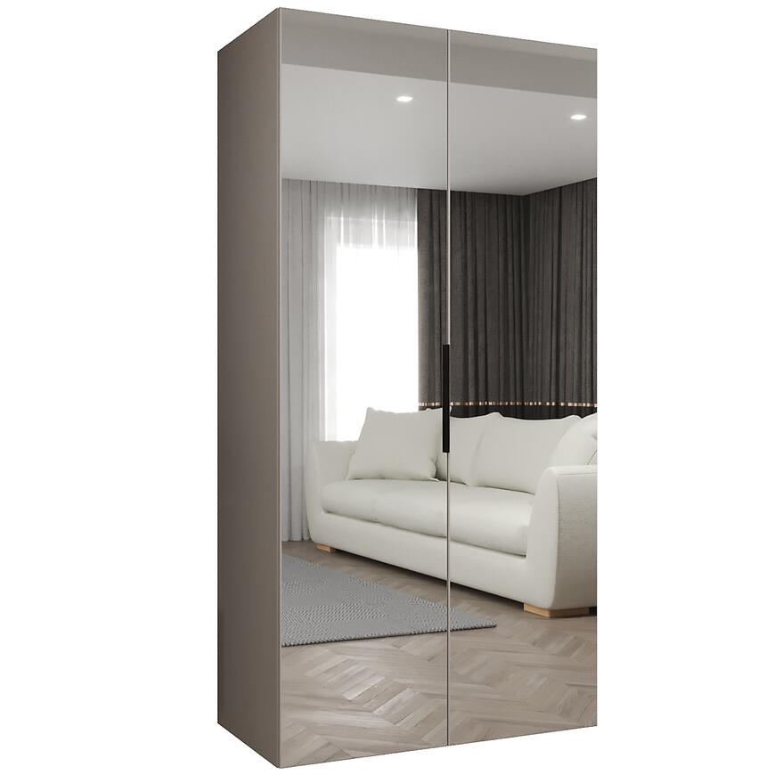 Szafa Marbella III 100 kaszmir/czarny