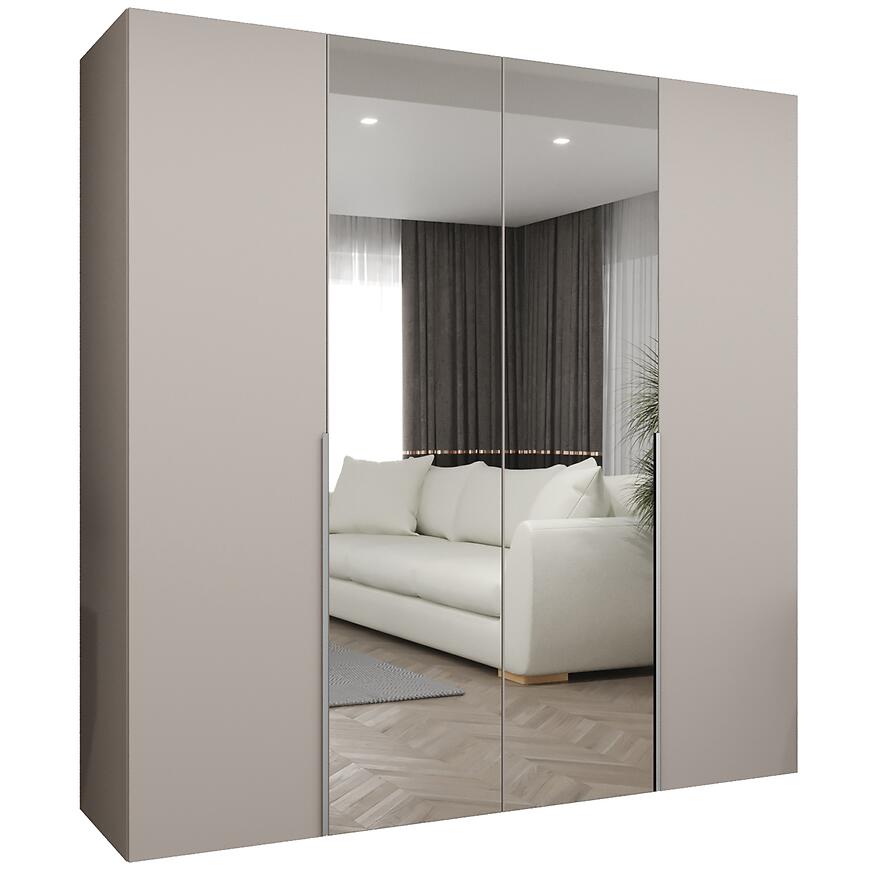 Szafa Alicante II 200 kaszmir/srebrny
