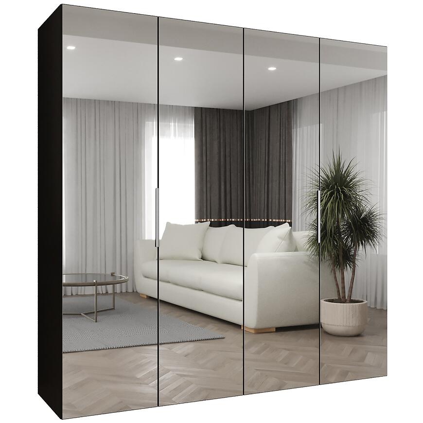 Szafa Marbella III 200 czarny/kaszmir