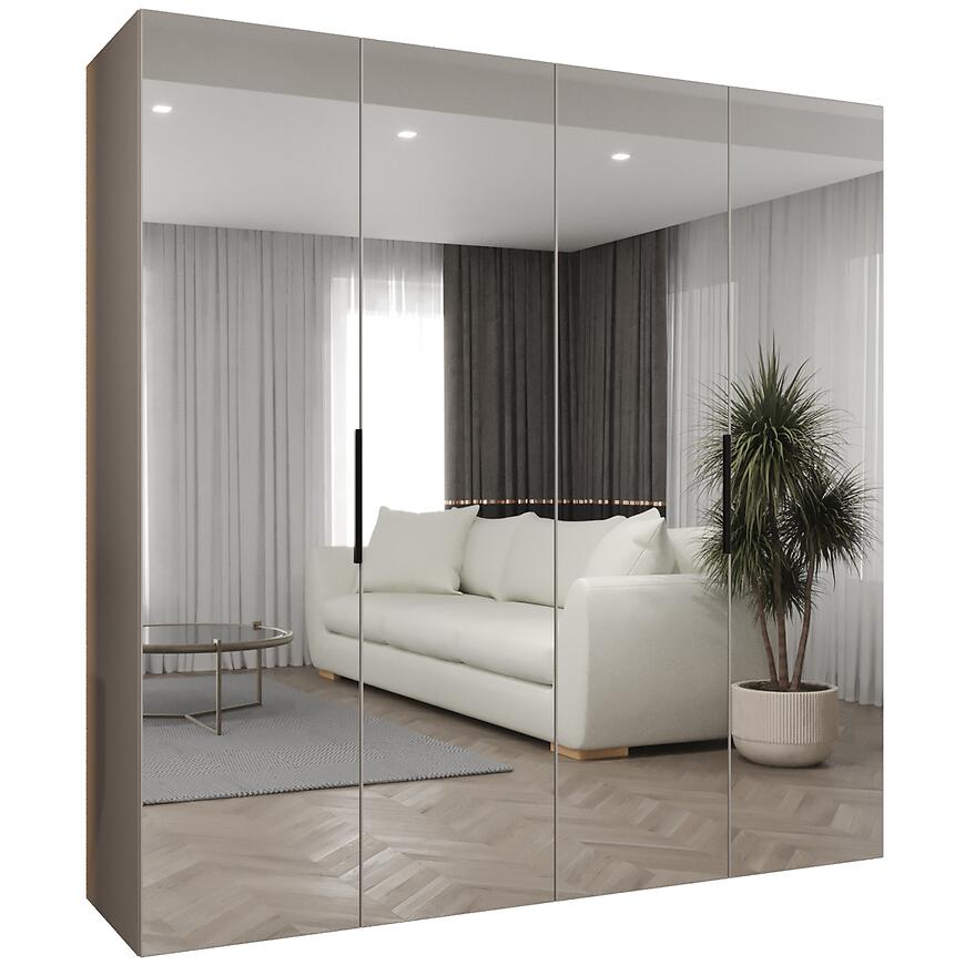 Szafa Marbella III 200 kaszmir/czarny