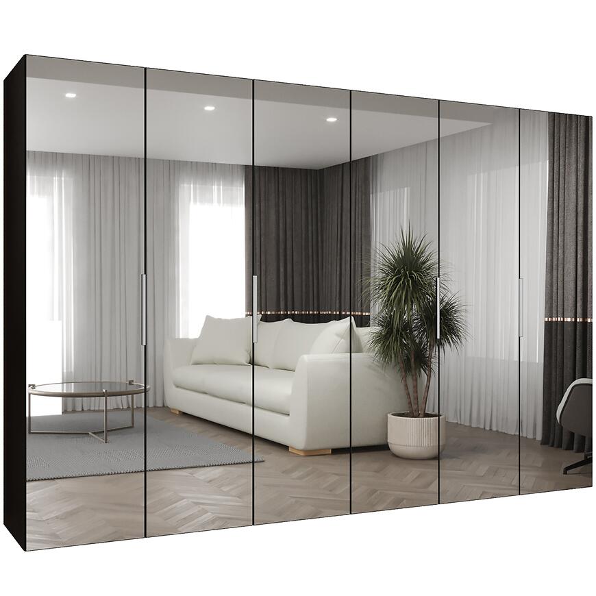 Szafa Marbella III 300 czarny/kaszmir