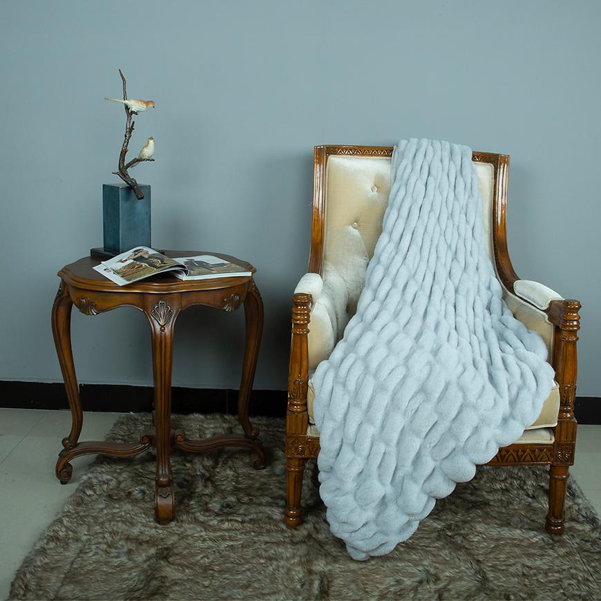 Koc Elza 130x170 cm Gris Claro