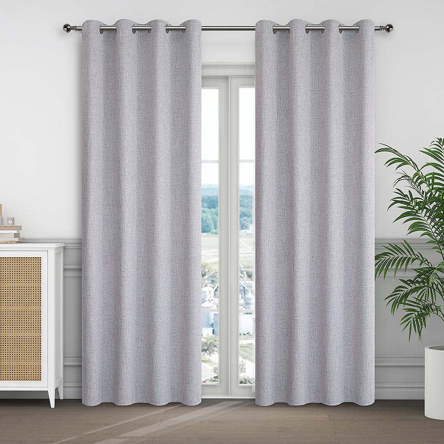 Zasłona na przelotkach KSENIA YC11867/280G/21/140X250 szary