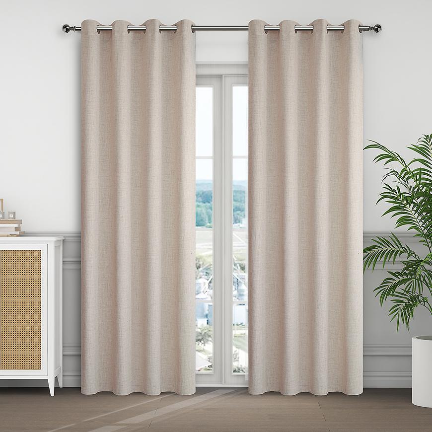Zasłona na przelotkach KSENIA YC11867/280G/3/140X250 beż
