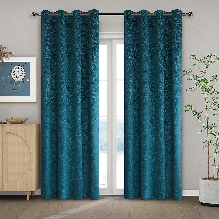 Zasłona na przelotkach NELA YC11934/280G/21/140X250 turkus