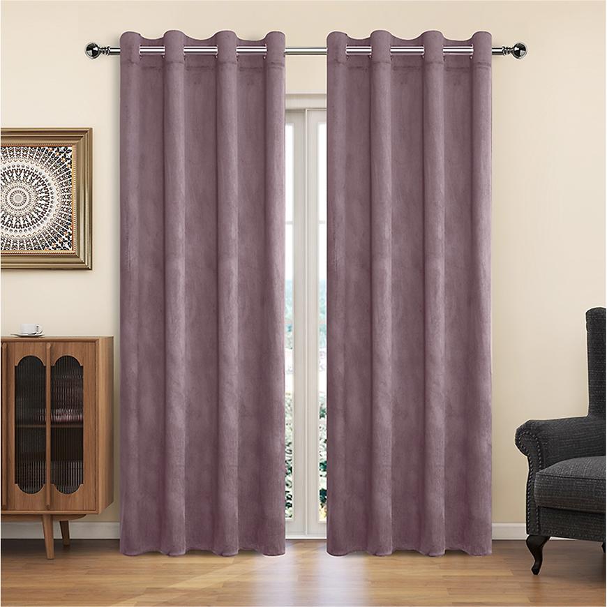 Zasłona na przelotkach YC11932/200G/010/140x250 cm wrzosowy