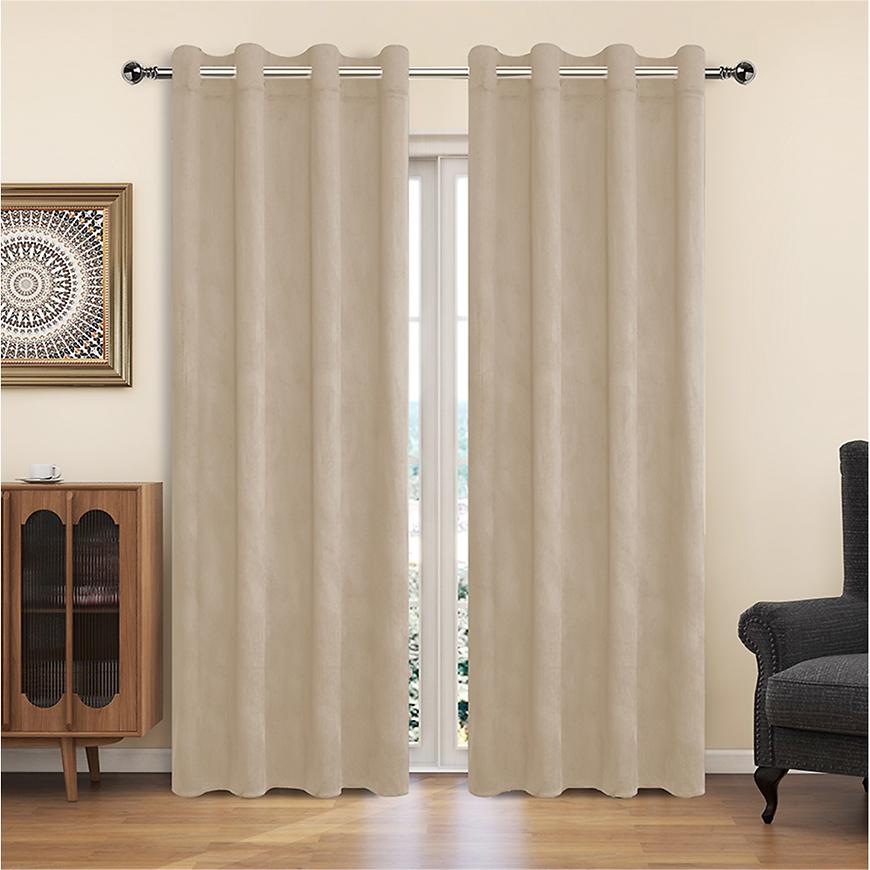 Zasłona na przelotkach YC11932/200G/027/140x250 cm beżowy