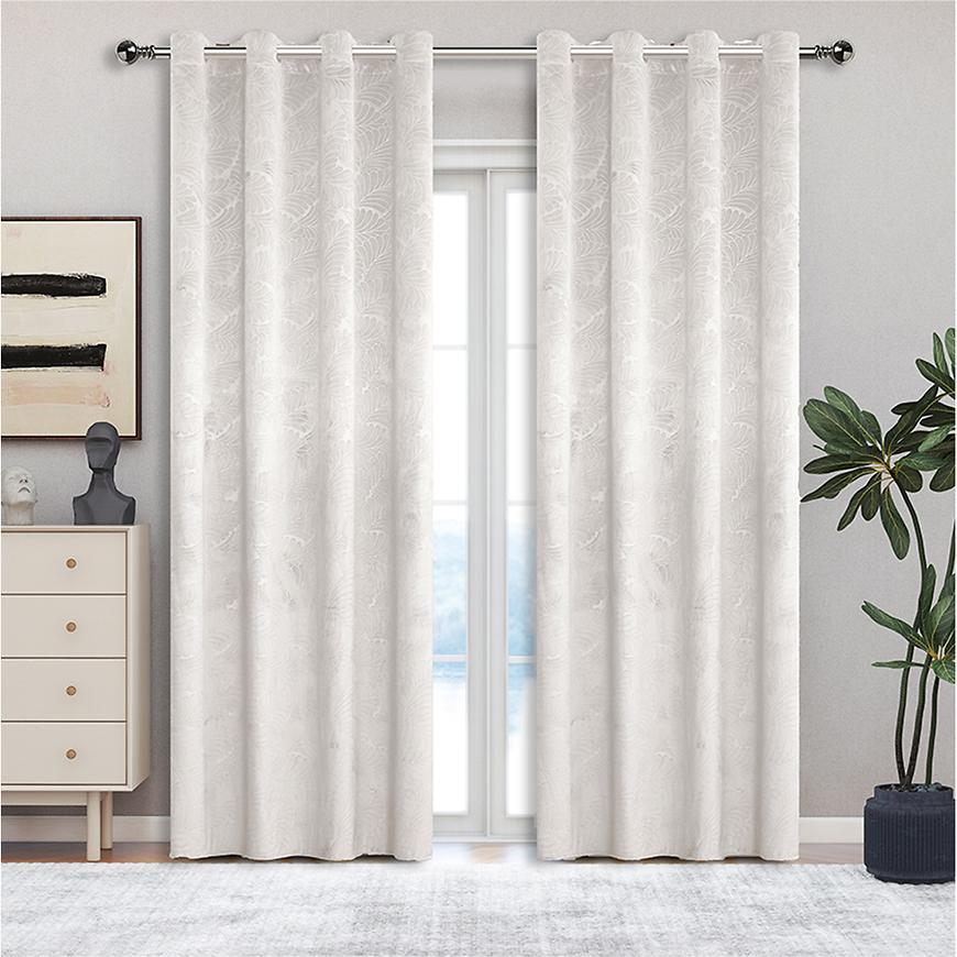 Zasłona na przelotkach YC11939/200G/112/140x250 cm krem