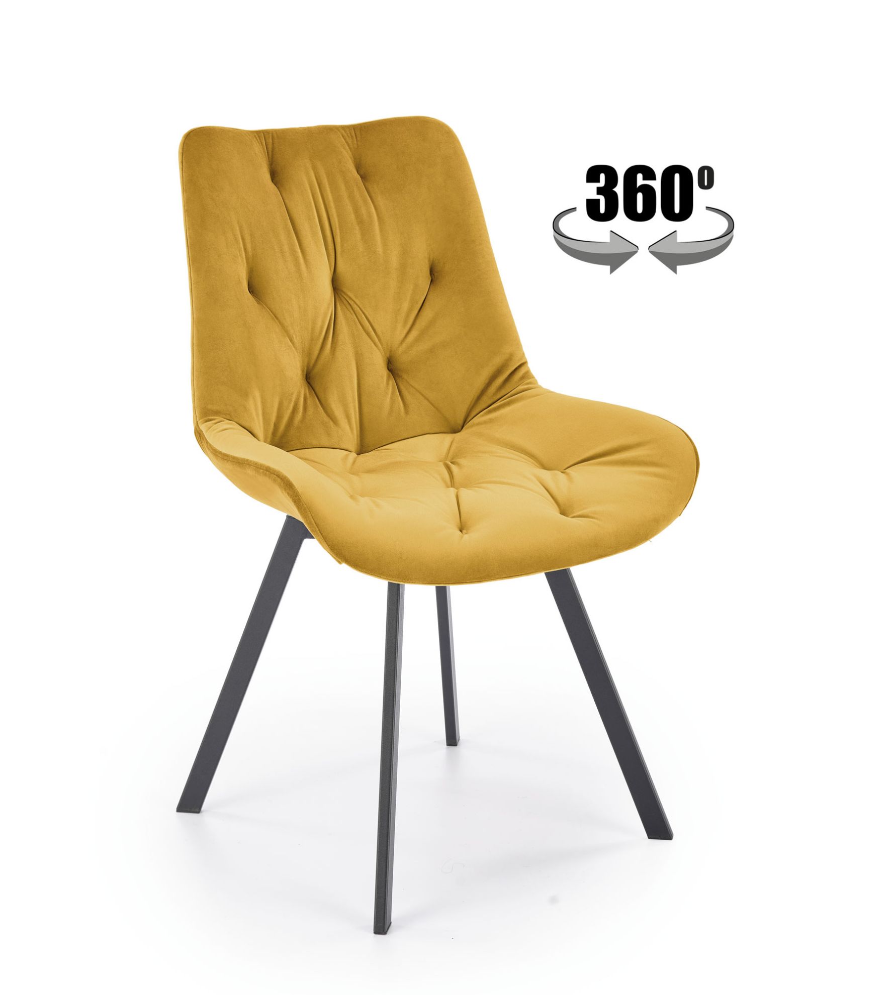 Krzesło 519 Hutra musztardowy