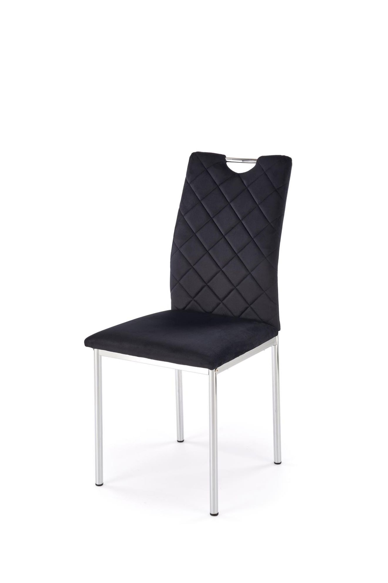 Krzesło 578 Calino czarny/srebrny