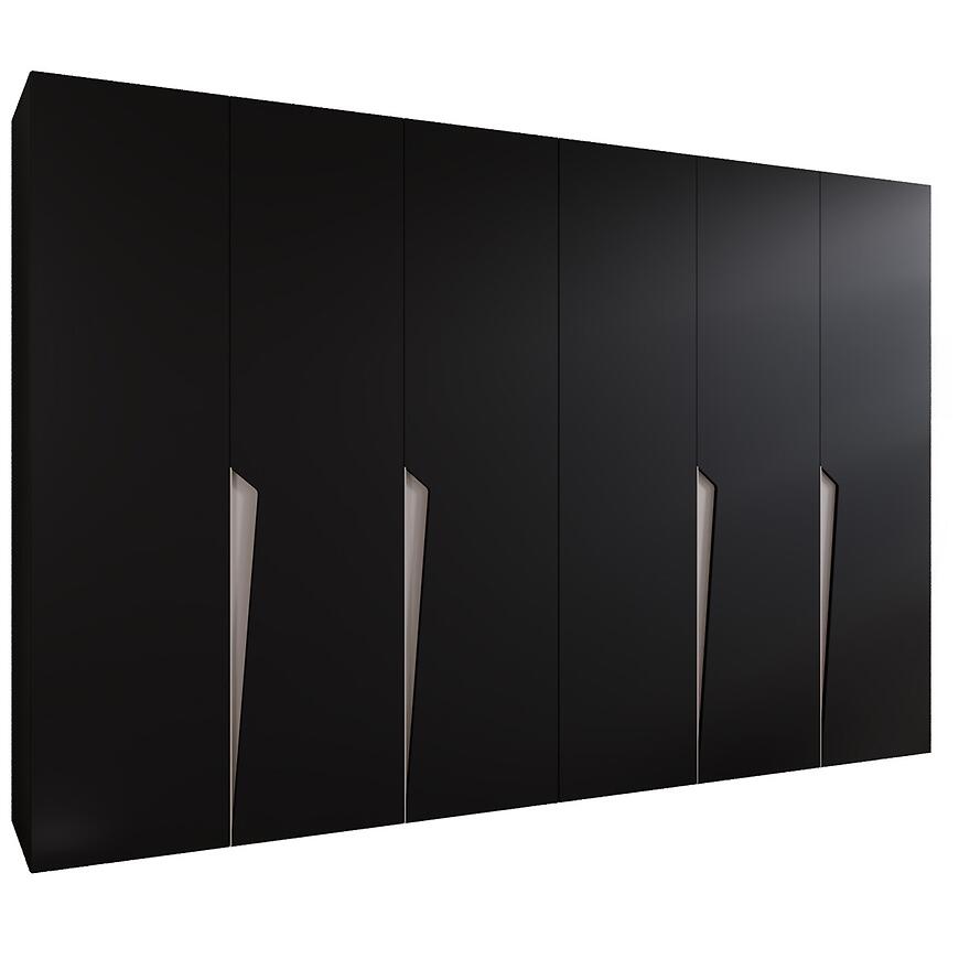 Szafa Piano 1-300 (2x150) czarny/kaszmir