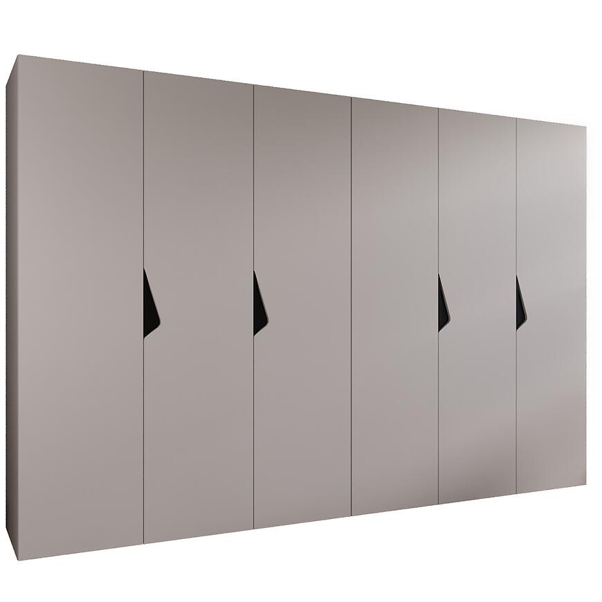 Szafa Sandi 1-300 (2x150) kaszmir/czarny