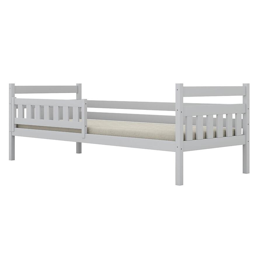 Łóżko Dawid standard + barierka 80x180 biały