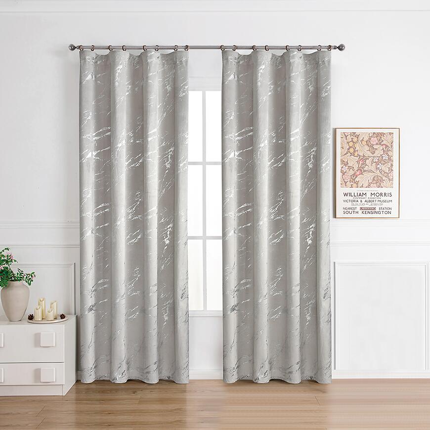 Zasłona na taśmie VELVI 2504-7/210GSM 140x250 szary
