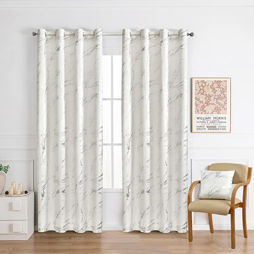 Zasłona na przelotkach VELVI 2504-7/210GSM 140x250 kremowy