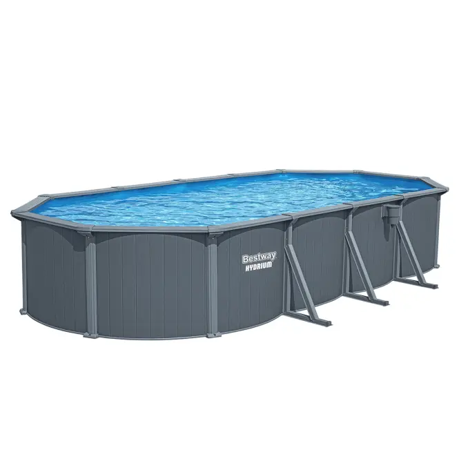 Basen stalowy owalny Hydrium 7,3x3,6x1,3 m deska 561CW