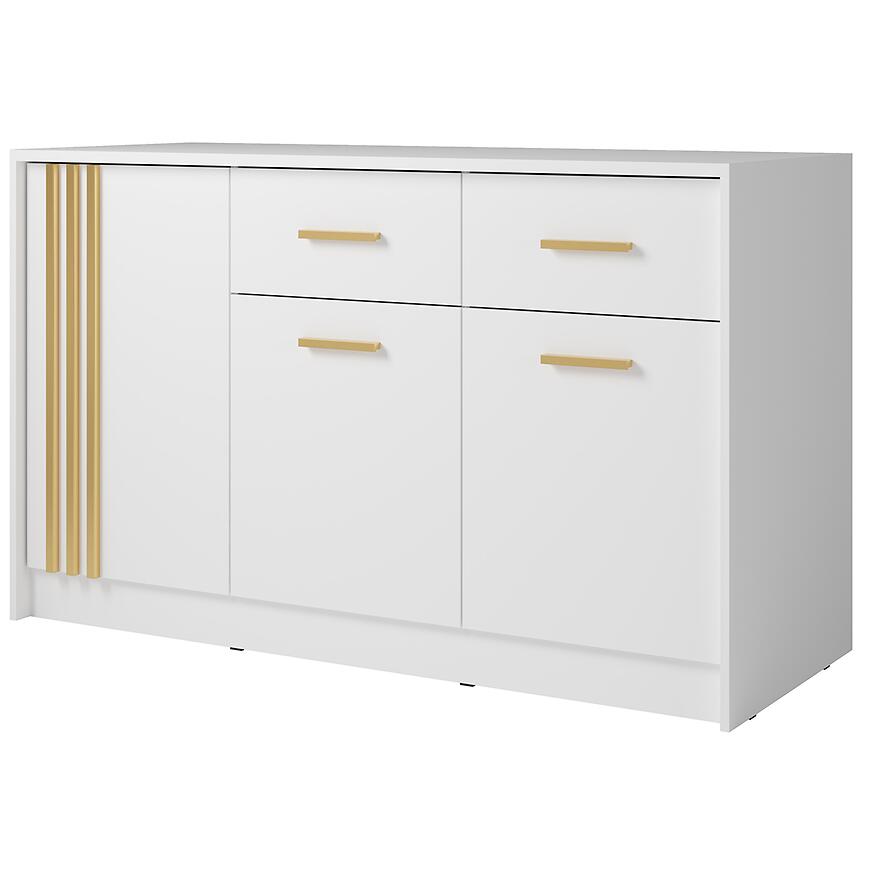 Komoda Canada Cd-25 Biała U. Złote