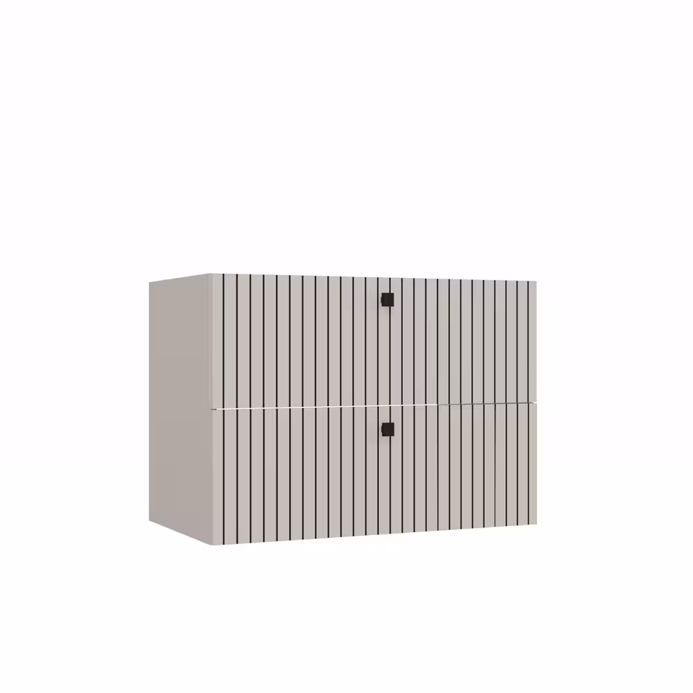 Szafka pod umywalkę Trigo 80 cm 2S kaszmir