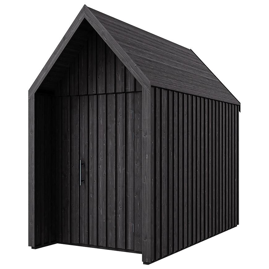 Domek ogrodowy Swedish Barn 1622 czarny V1