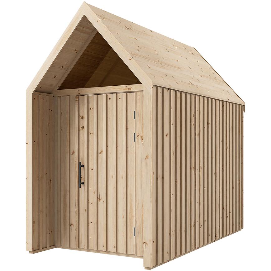 Domek ogrodowy Swedish Barn 1622 naturalny V4
