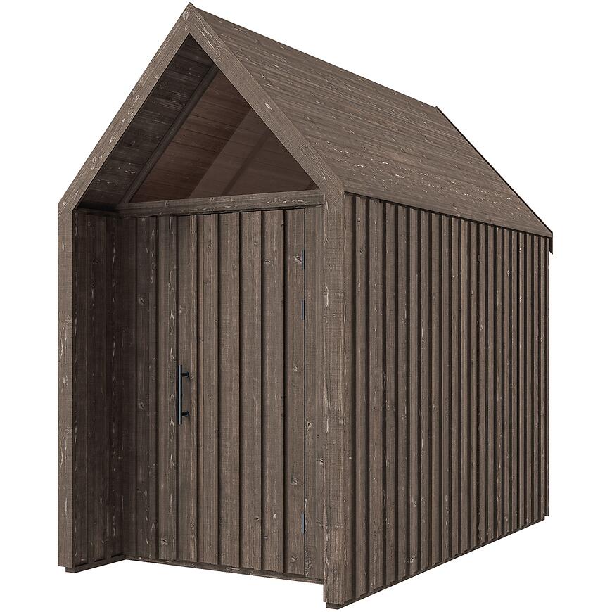 Domek ogrodowy Swedish Barn 1622 brązowy V4