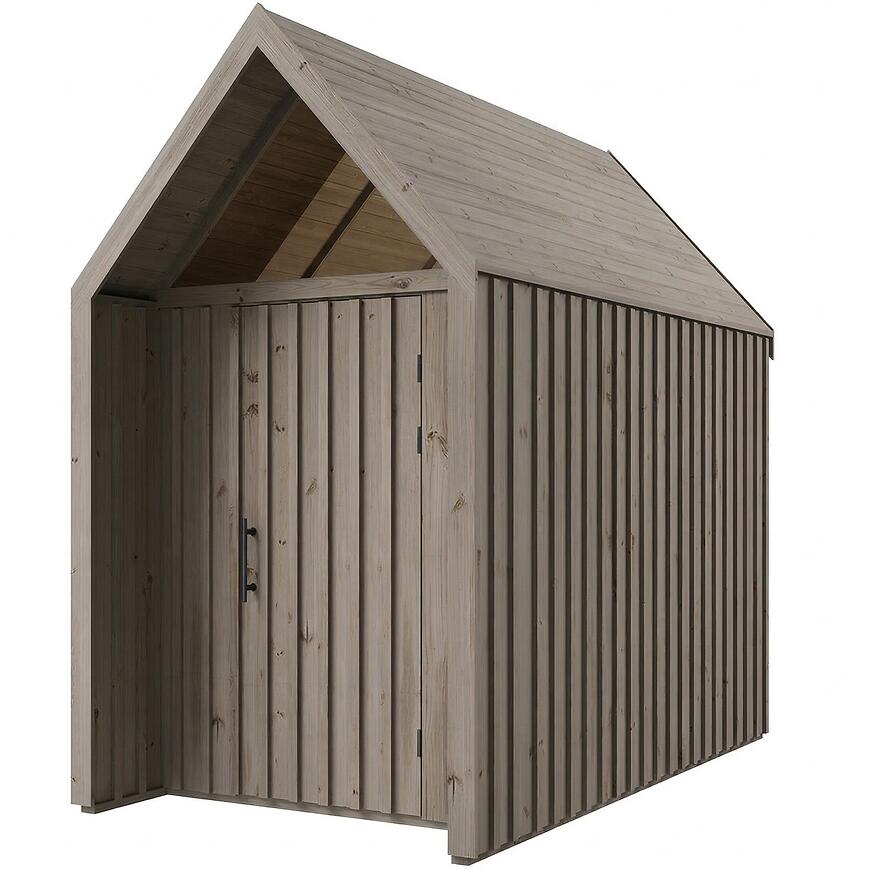 Domek ogrodowy Swedish Barn 1629 szary V4