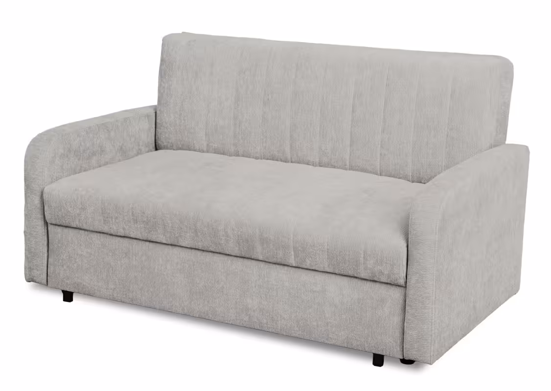 Sofa trzyosobowa z bokami Pati 3 jasny popiel