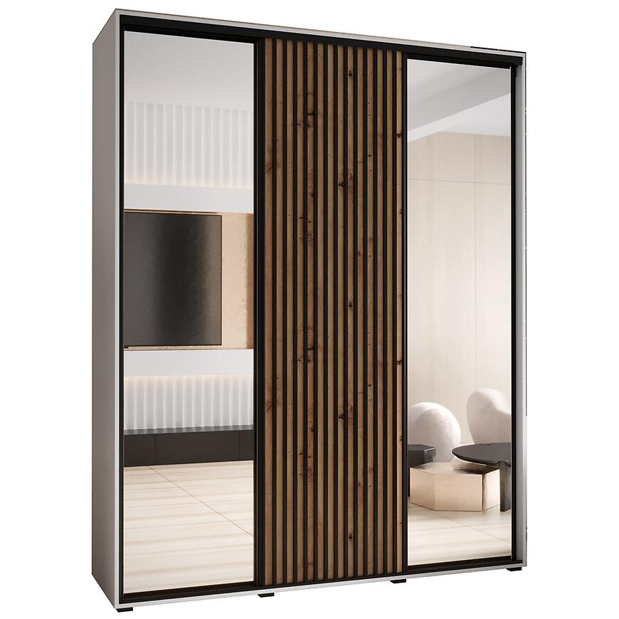 Szafa Lanko 2-190 (45) biały/artisan