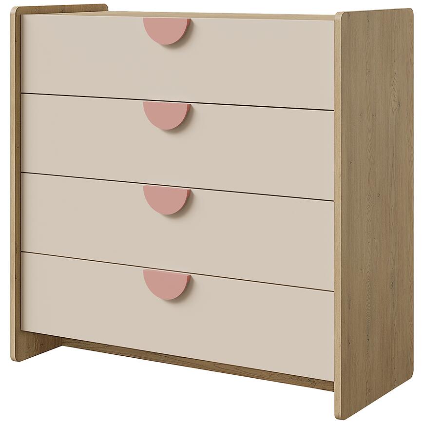Komoda Lexi 10 Cremona/Macadamia/Róż
