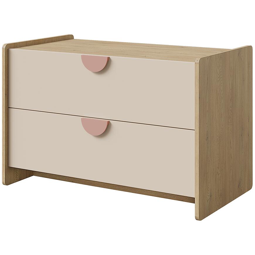 Komoda Lexi 11 Cremona/Macadamia/Róż