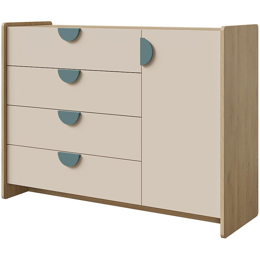 Komoda Lexi 9 Cremona/Macadamia/Morski