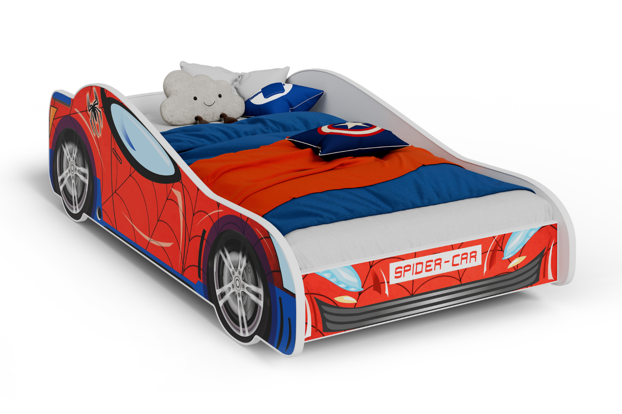 Łóżko dziecięce auto Spider 140x70