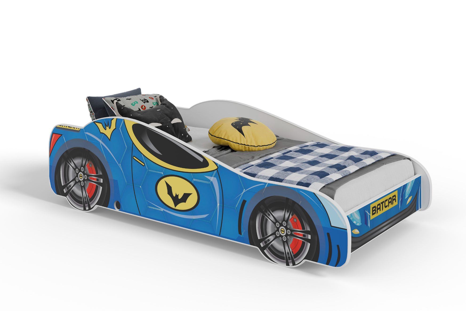 Łóżko dziecięce auto Batcar 160x80
