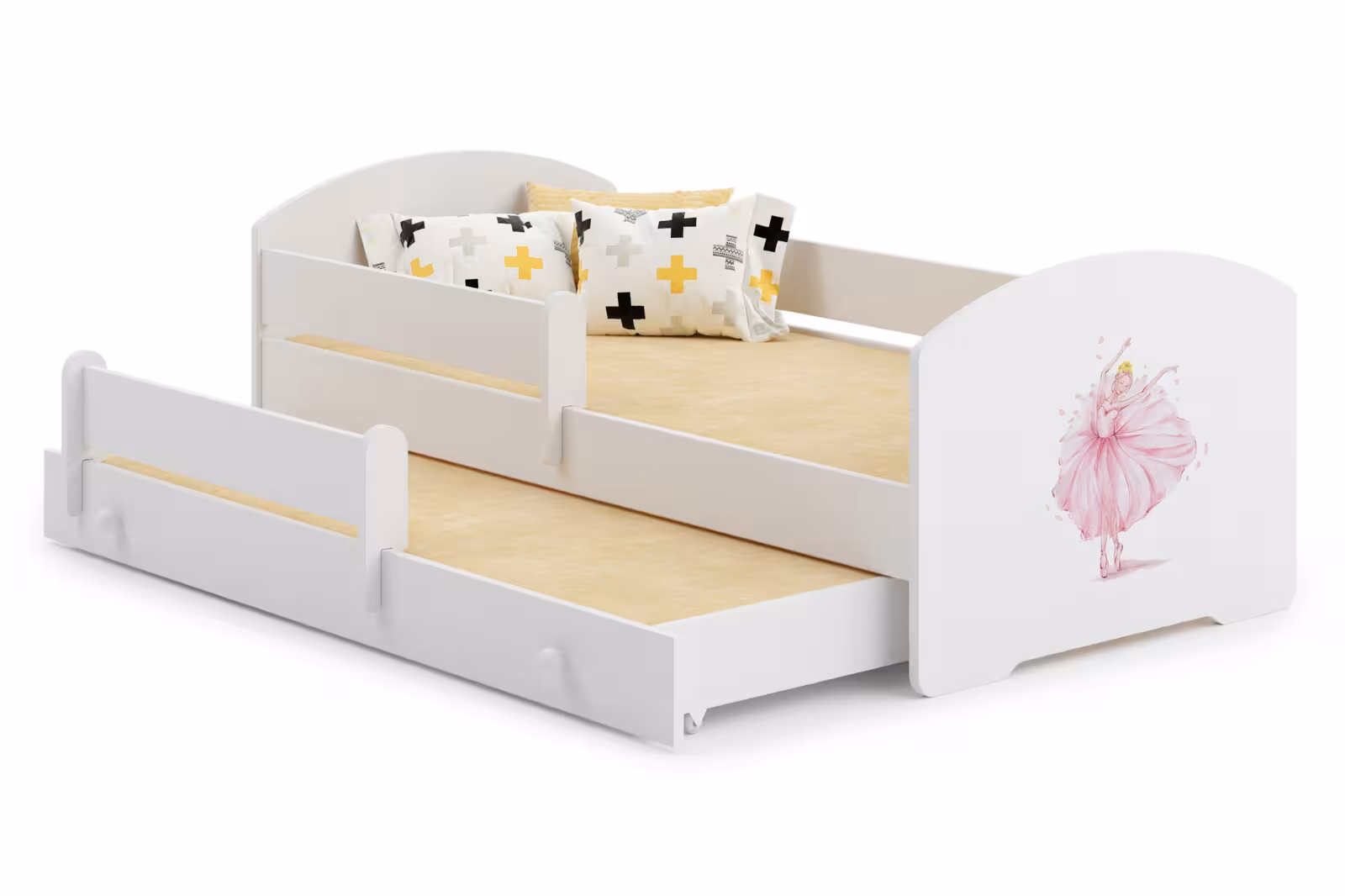 Łóżko podwójne LUK 160x80 Księżniczka w koronie