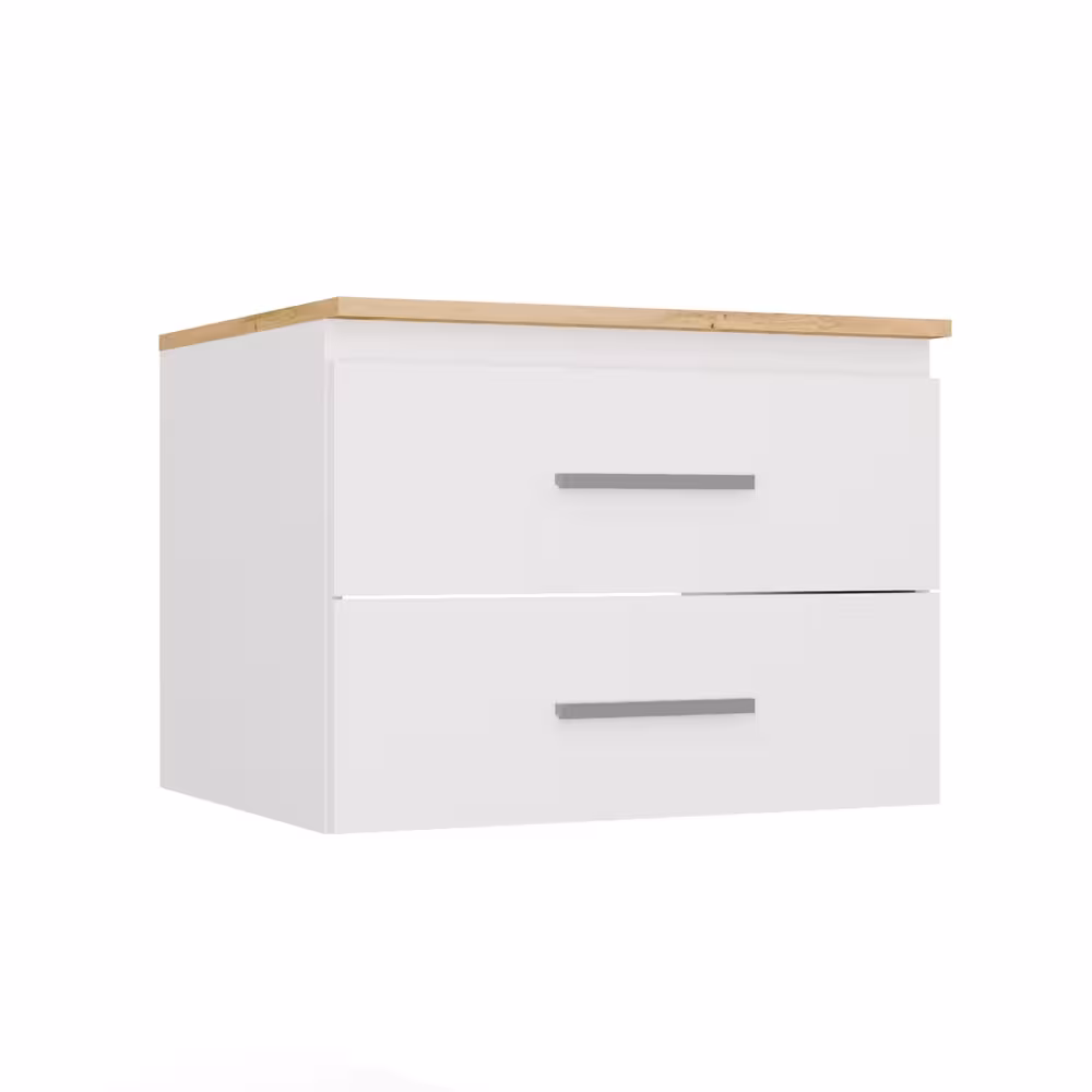 Szafka pod umywalkę Sandra 602S biały/dąb artisan