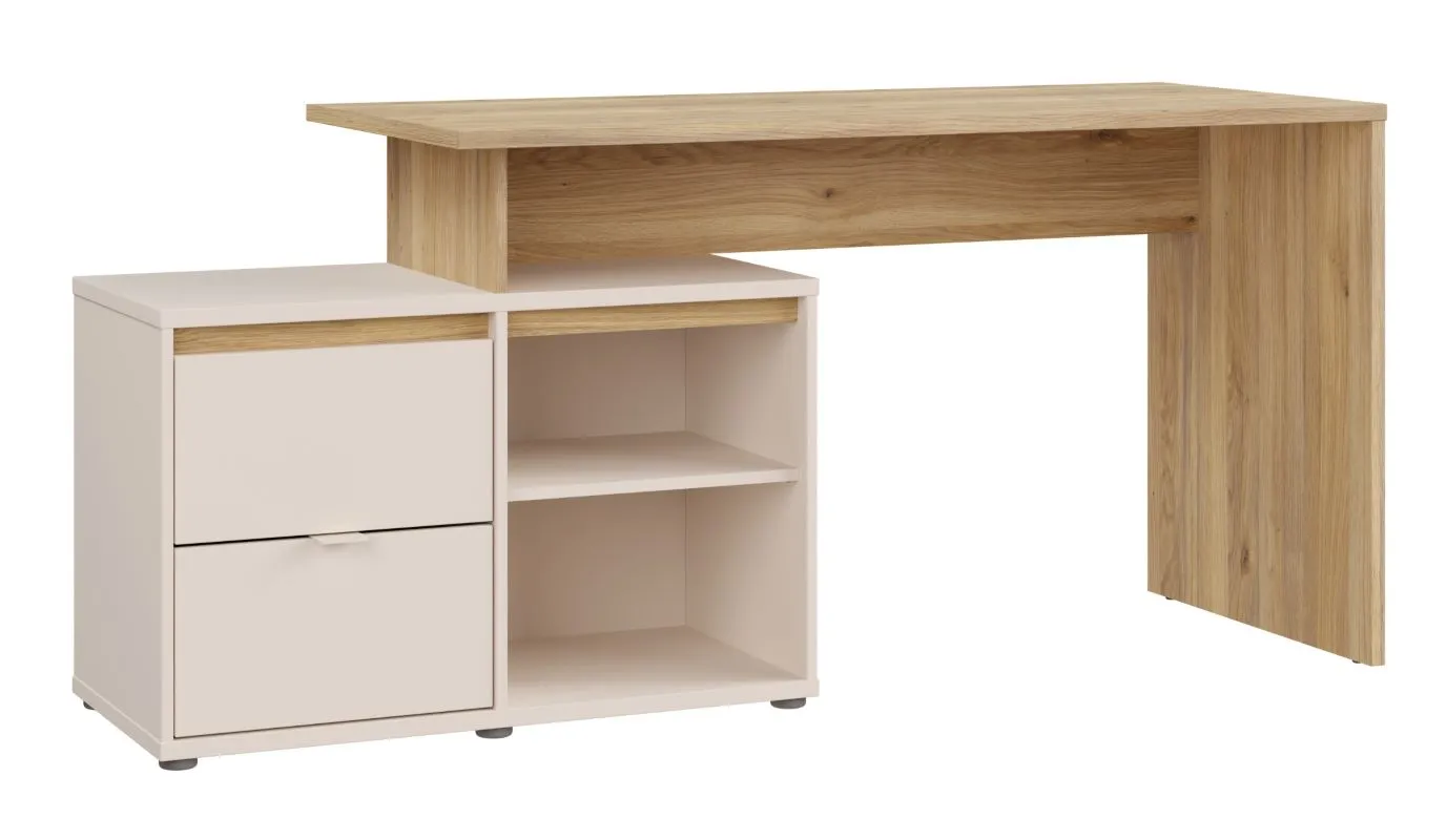 Biurko Avellin dąb mauvella D108/piaskowy U60