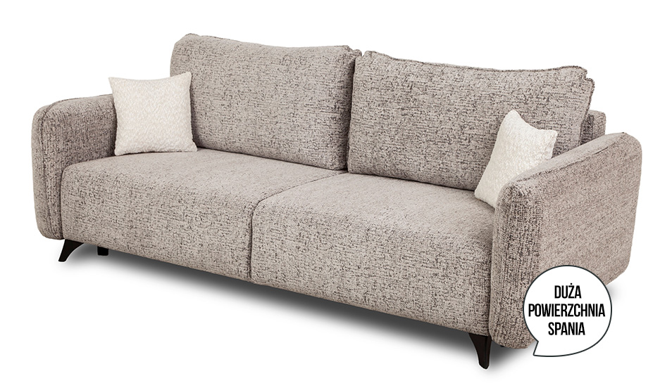 Sofa z pojemnikiem na pościel Louis beżowa