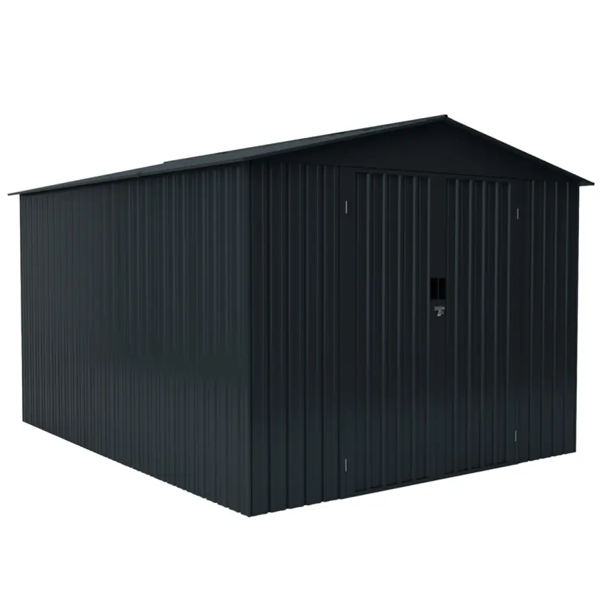 Ogrodowy domek metalowy 246 x 305 x 202 cm