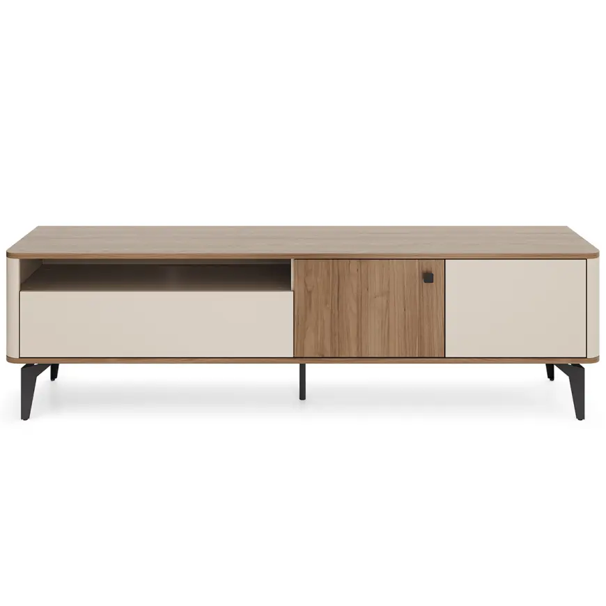 Szafka RTV Aurena Au6 2d1s Orzech/Cashmere